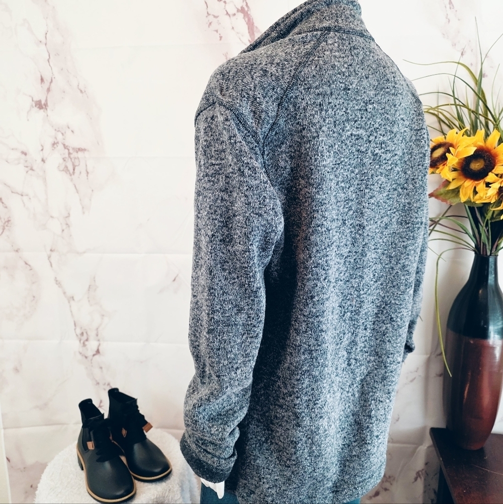 Eddie Bauer Charcoal Knit Jacket - Picture 4 of 6
